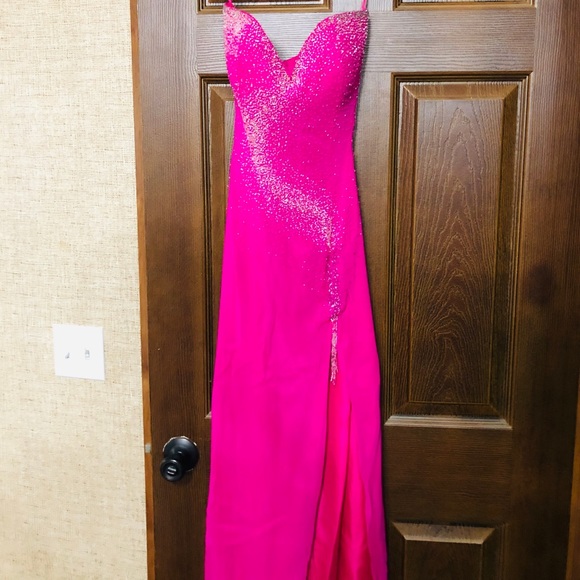 COPY - Bright pink dress - Picture 1 of 4